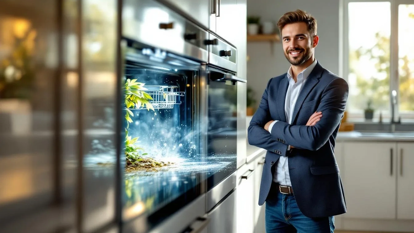 Backofen-Wunder: Wie Sie Eingebranntes mit einem Tab ohne Chemie lösen