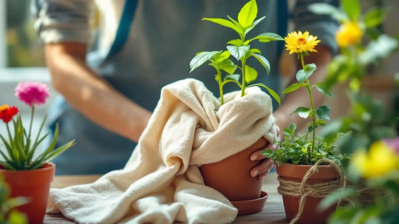 Der „Handtuch-Trick“ für Kübelpflanzen: So überleben Ihre Blumen das erste Frühlings-Wochenende