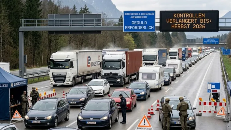 Geduldsprobe an der Grenze Bundesinnenministerium verlängert Kontrollen bis Herbst 2026 – Was Reisende und Logistiker jetzt wissen müssen