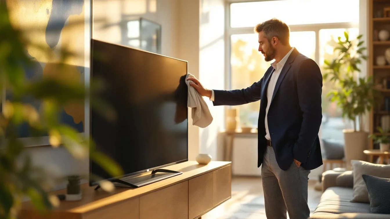 Streifenfrei-Garantie: Ein Experte verrät, warum Fernsehbildschirme meist falsch gereinigt werden