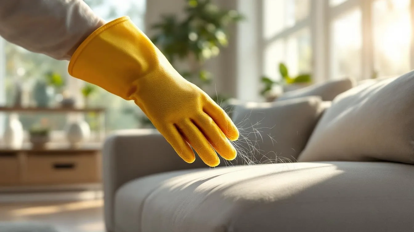 Weder Besen noch Staubsauger: Warum dieser 2-Euro-Gegenstand Tierhaare am besten entfernt