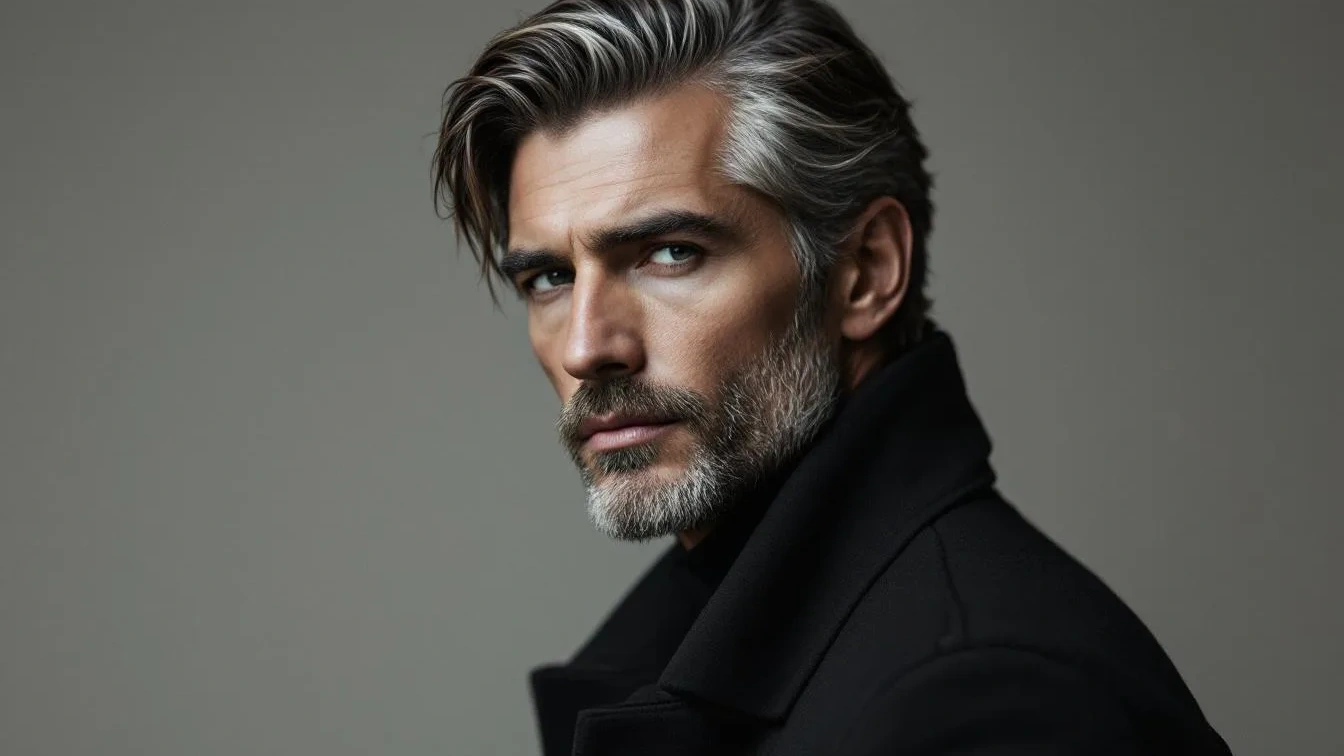 Wie ein dezenter Seitenscheitel Männern über 45 zu einem markanteren und ausdrucksstärkeren Erscheinungsbild verhilft